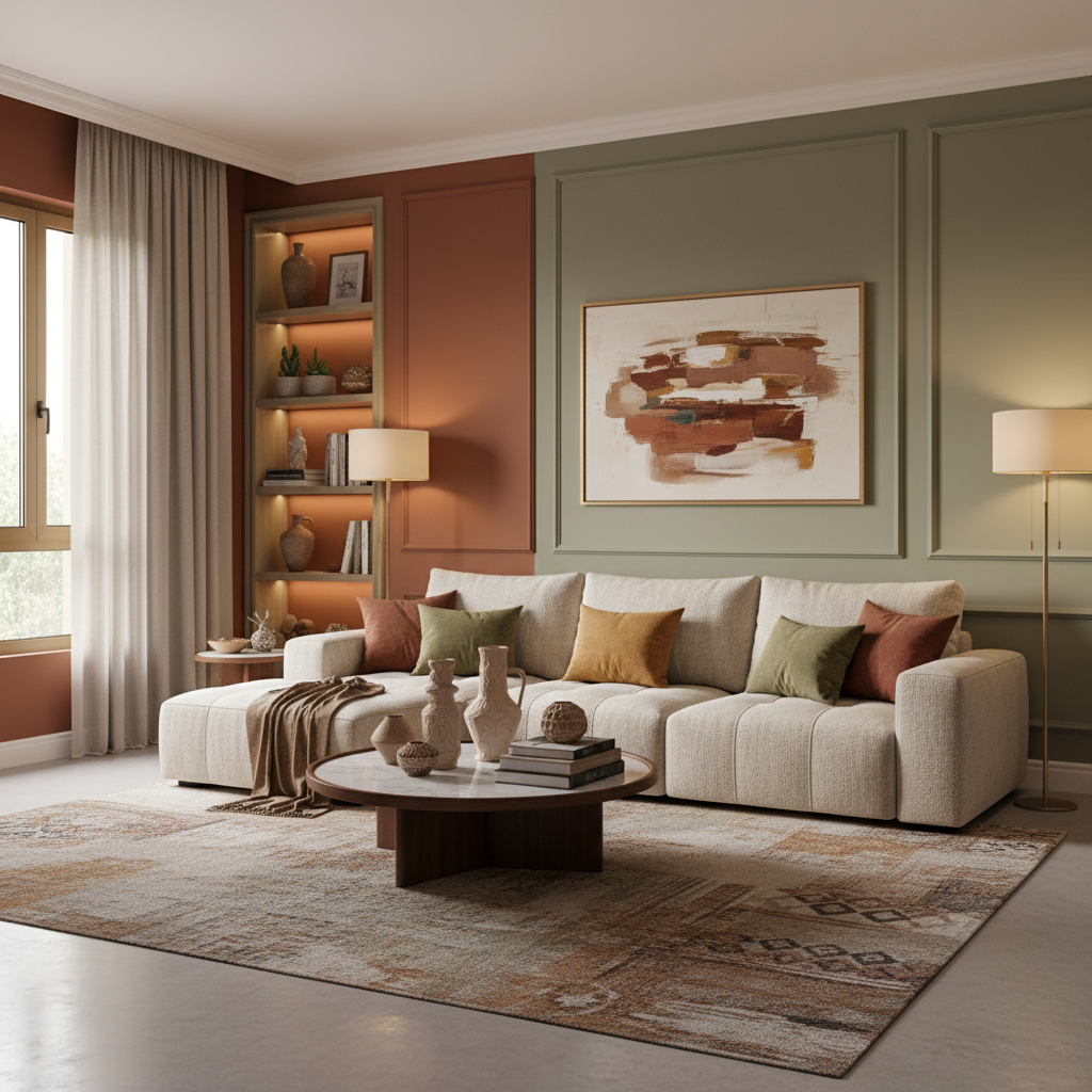 Tendances Couleurs Salon 2024 : Votre Guide Ultime pour une Déco Chic - Guide complet décoration intérieure Tunisie - Conseils meubles et aménagement
